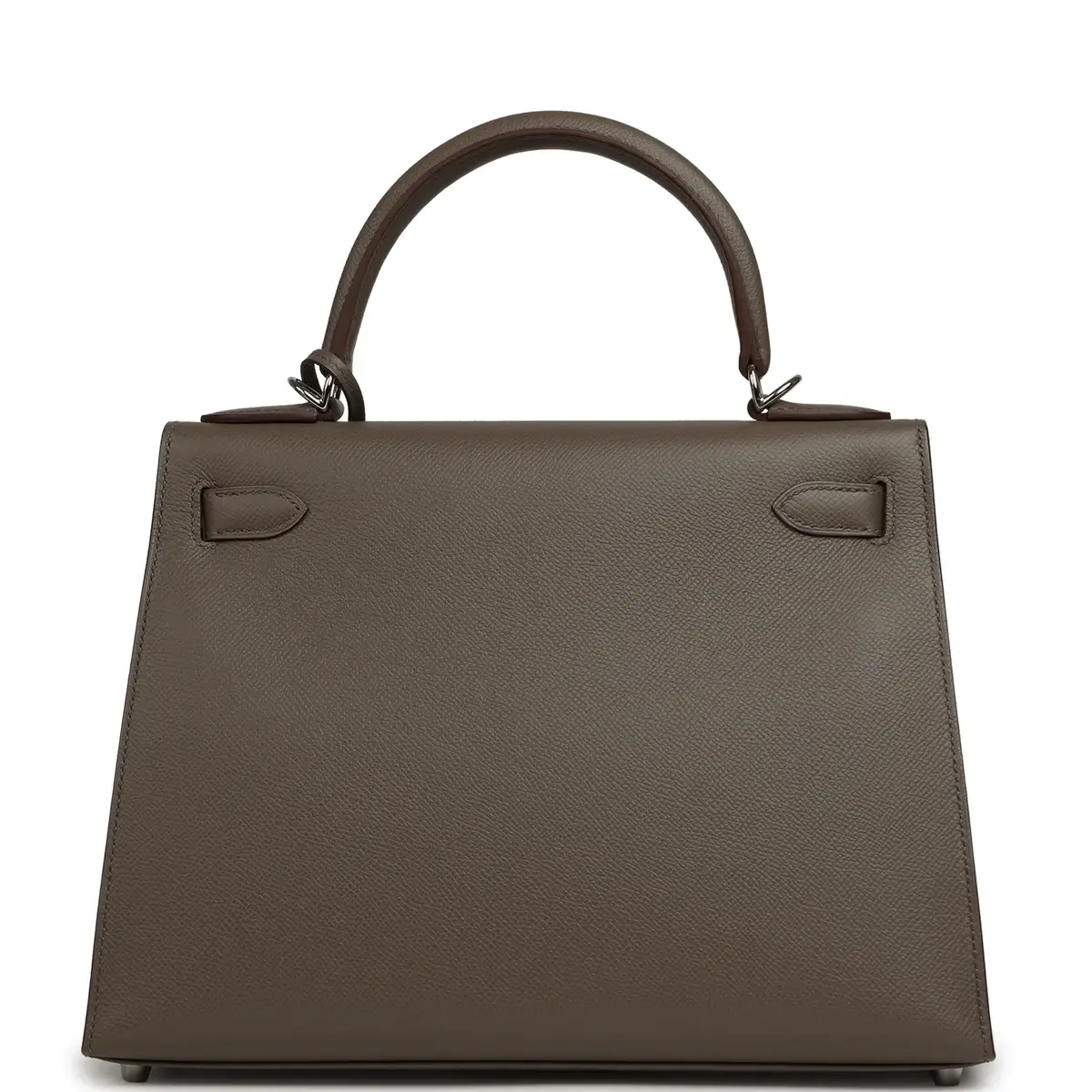 HERMÈS Hermes Kelly Sellier 28 Etain Epsom Palladium Hardware | Thumbnail 3