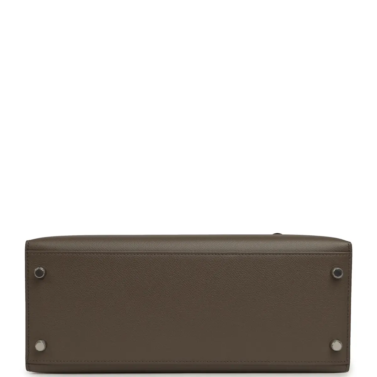 HERMÈS Hermes Kelly Sellier 28 Etain Epsom Palladium Hardware | Thumbnail 6