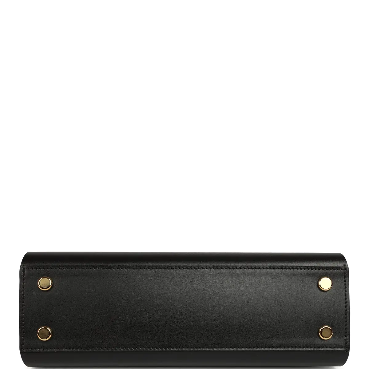 HERMÈS Hermes Tablier Sellier Black Vache Hunter, Swift, Ecru-Black Toile H Gold Hardware | Thumbnail 8 HERMÈS Hermes Tablier Sellier Black Vache Hunter, Swift, Ecru-Black Toile H Gold Hardware | Thumbnail 8