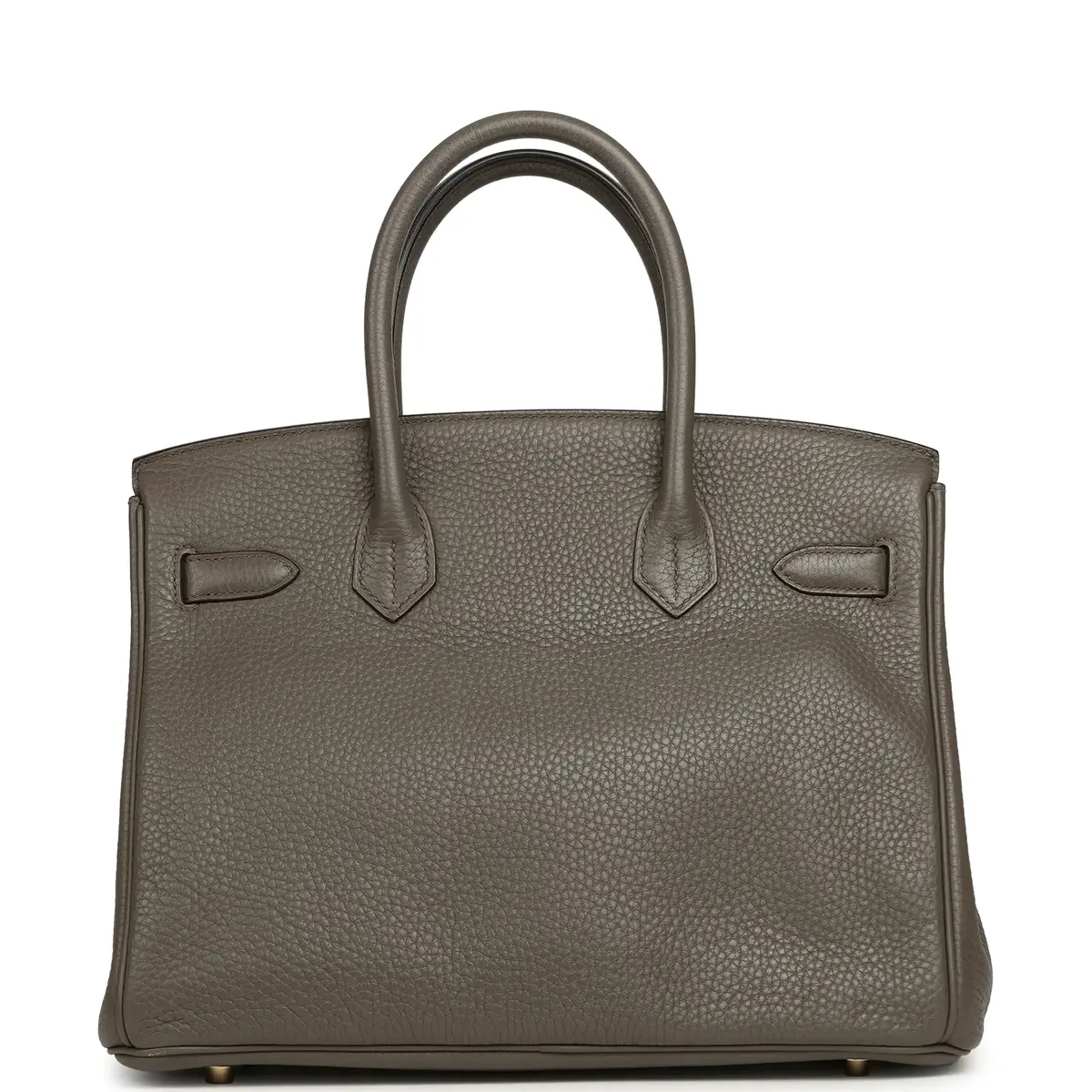 HERMÈS Pre-owned Hermes Birkin 30 Etain Clemence Gold Hardware | Thumbnail 3 HERMÈS Pre-owned Hermes Birkin 30 Etain Clemence Gold Hardware | Thumbnail 3