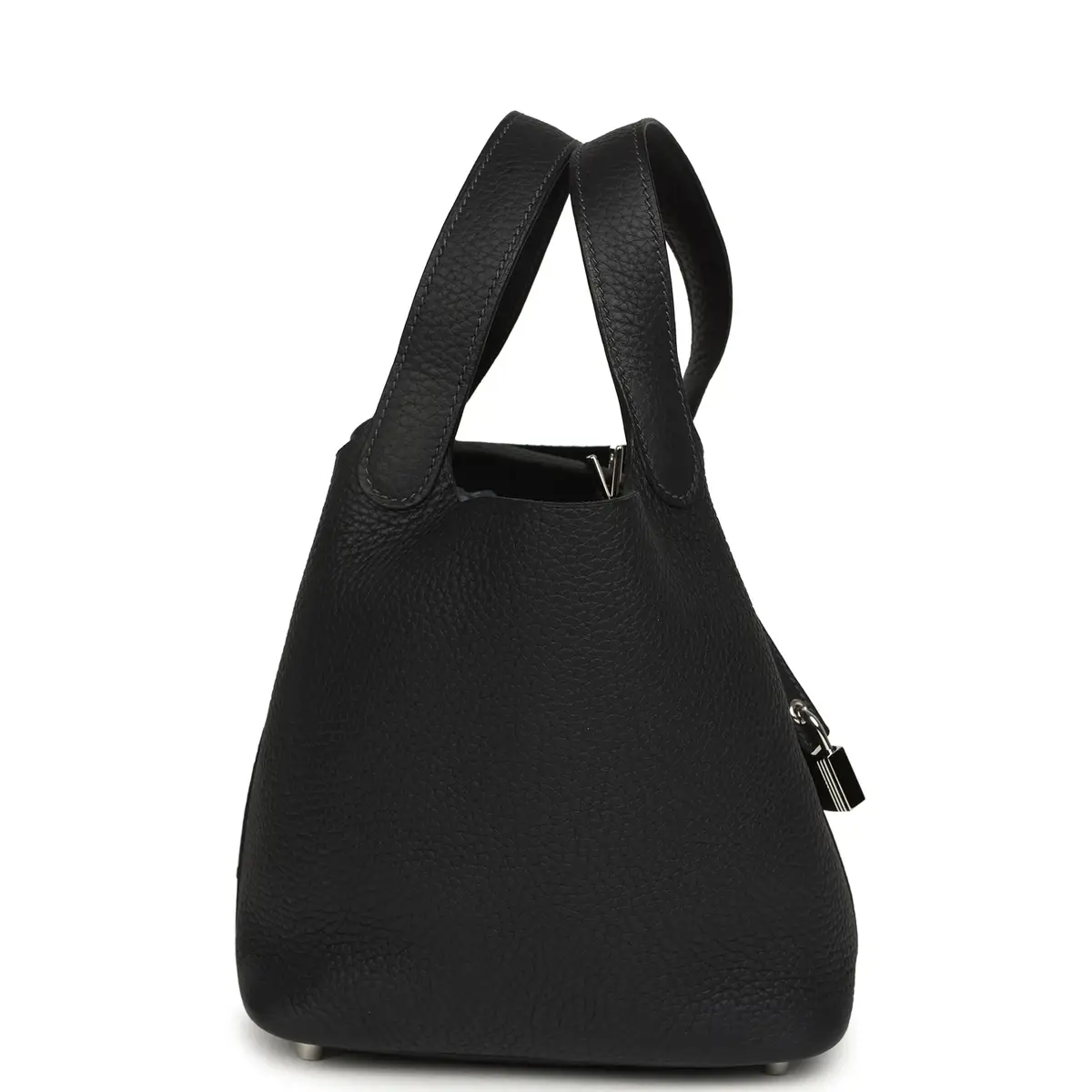 HERMÈS Pre-owned Hermes Picotin Lock 18 Caban Clemence Palladium Hardware | Thumbnail 3 HERMÈS Pre-owned Hermes Picotin Lock 18 Caban Clemence Palladium Hardware | Thumbnail 3