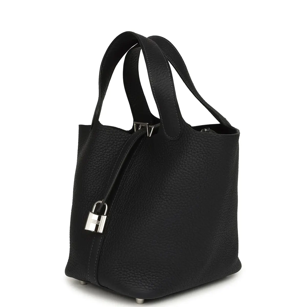 HERMÈS Pre-owned Hermes Picotin Lock 18 Caban Clemence Palladium Hardware | Thumbnail 5 HERMÈS Pre-owned Hermes Picotin Lock 18 Caban Clemence Palladium Hardware | Thumbnail 5