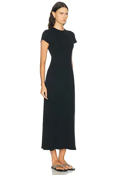 LESET Nando Short Sleeve Maxi Dress | Thumbnail 2 LESET Nando Short Sleeve Maxi Dress | Thumbnail 2