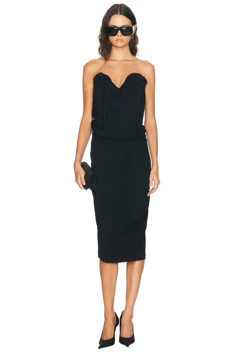 Magda Butrym Strapless Bustier Dress | Thumbnail 1 Magda Butrym Strapless Bustier Dress | Thumbnail 1