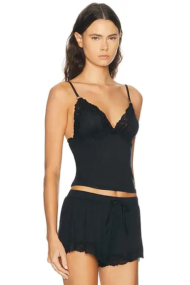 Fleur du Mal Butter Rib Cami Top | Thumbnail 2 Fleur du Mal Butter Rib Cami Top | Thumbnail 2