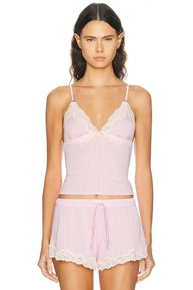 Fleur du Mal Butter Rib Cami Top | Image 1 Fleur du Mal Butter Rib Cami Top | Image 1