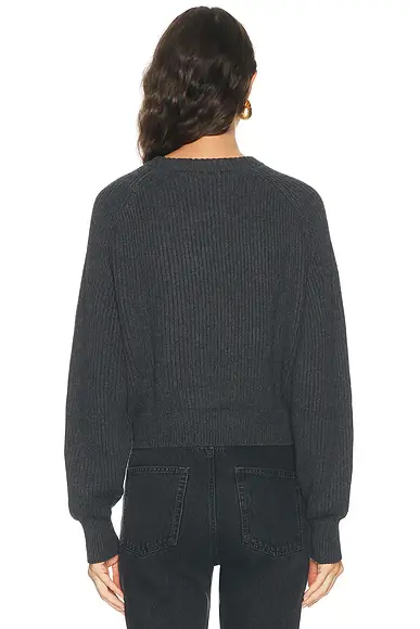 ENZA COSTA Cotton Cashmere Raglan Sweater | Thumbnail 3 ENZA COSTA Cotton Cashmere Raglan Sweater | Thumbnail 3