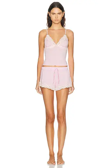Fleur du Mal Butter Rib Flutter Short | Thumbnail 5 Fleur du Mal Butter Rib Flutter Short | Thumbnail 5