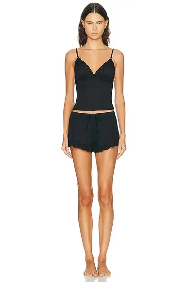 Fleur du Mal Butter Rib Flutter Short | Thumbnail 5 Fleur du Mal Butter Rib Flutter Short | Thumbnail 5