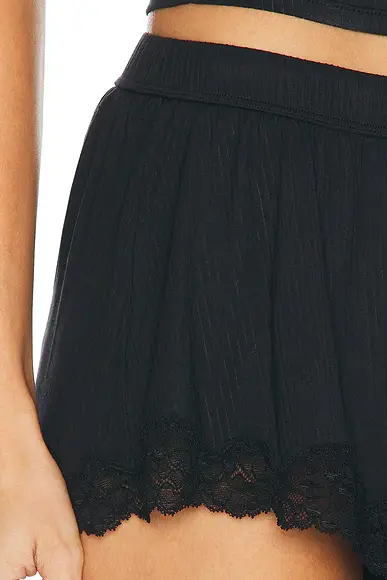 Fleur du Mal Butter Rib Flutter Short | Thumbnail 6 Fleur du Mal Butter Rib Flutter Short | Thumbnail 6