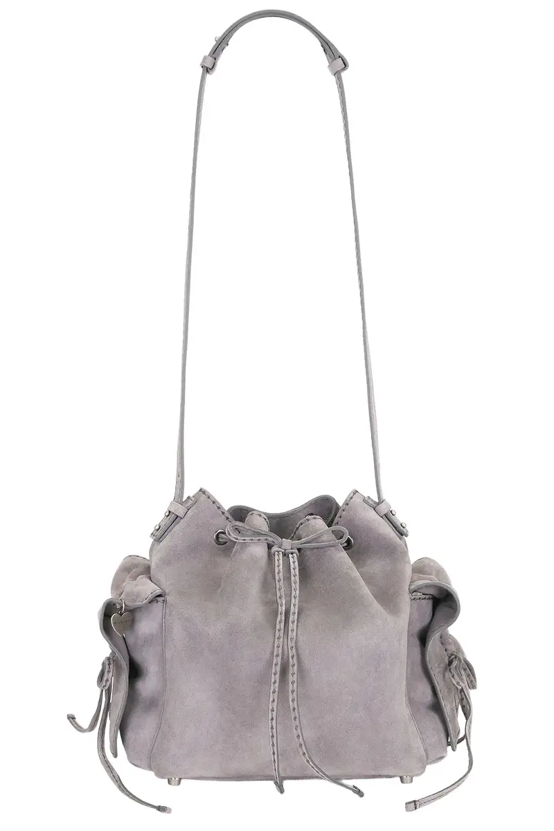 Acne Studios Multipocket Bucket Suede Bag
