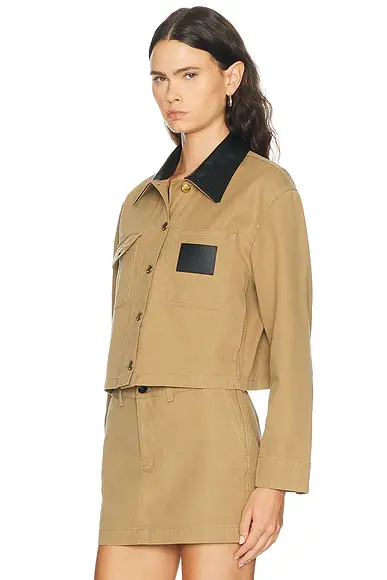 Balenciaga Cropped Workwear Jacket | Thumbnail 3