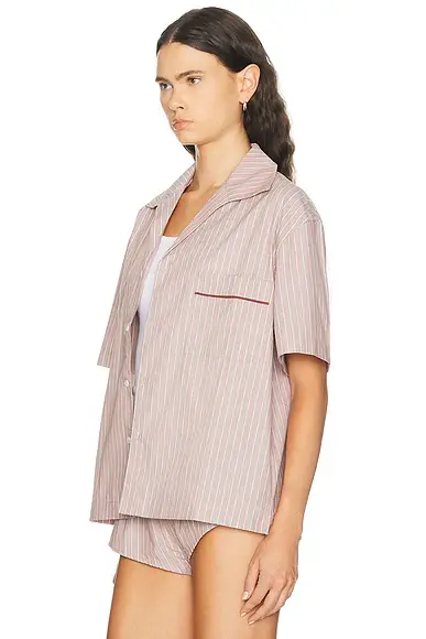 Entire Studios Short Sleeve Pajama Shirt | Thumbnail 3 Entire Studios Short Sleeve Pajama Shirt | Thumbnail 3