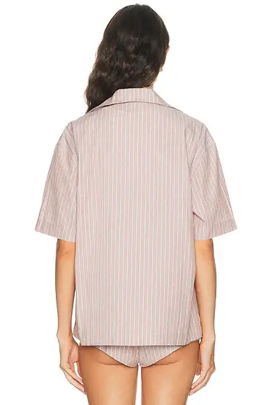 Entire Studios Short Sleeve Pajama Shirt | Thumbnail 4 Entire Studios Short Sleeve Pajama Shirt | Thumbnail 4