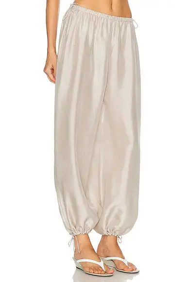 St. Agni Silk Adjustable Balloon Pant | Thumbnail 3