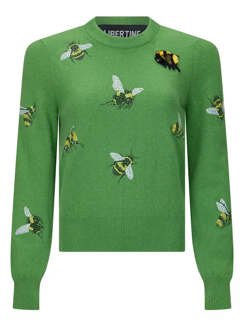 Buzz Off Shrunken Pullover Sweater