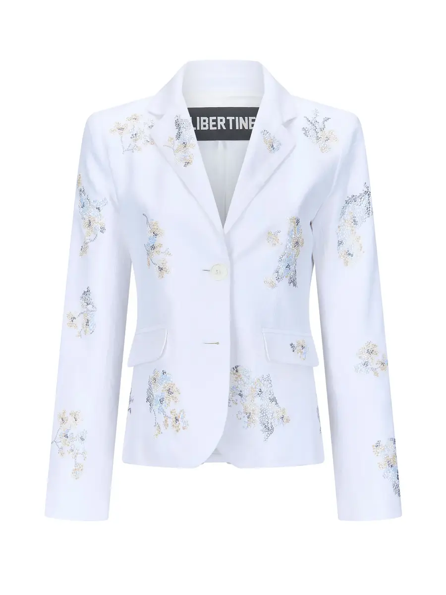 Libertine Porcelain Garden Classic Jacket | Image 1 Libertine Porcelain Garden Classic Jacket | Image 1