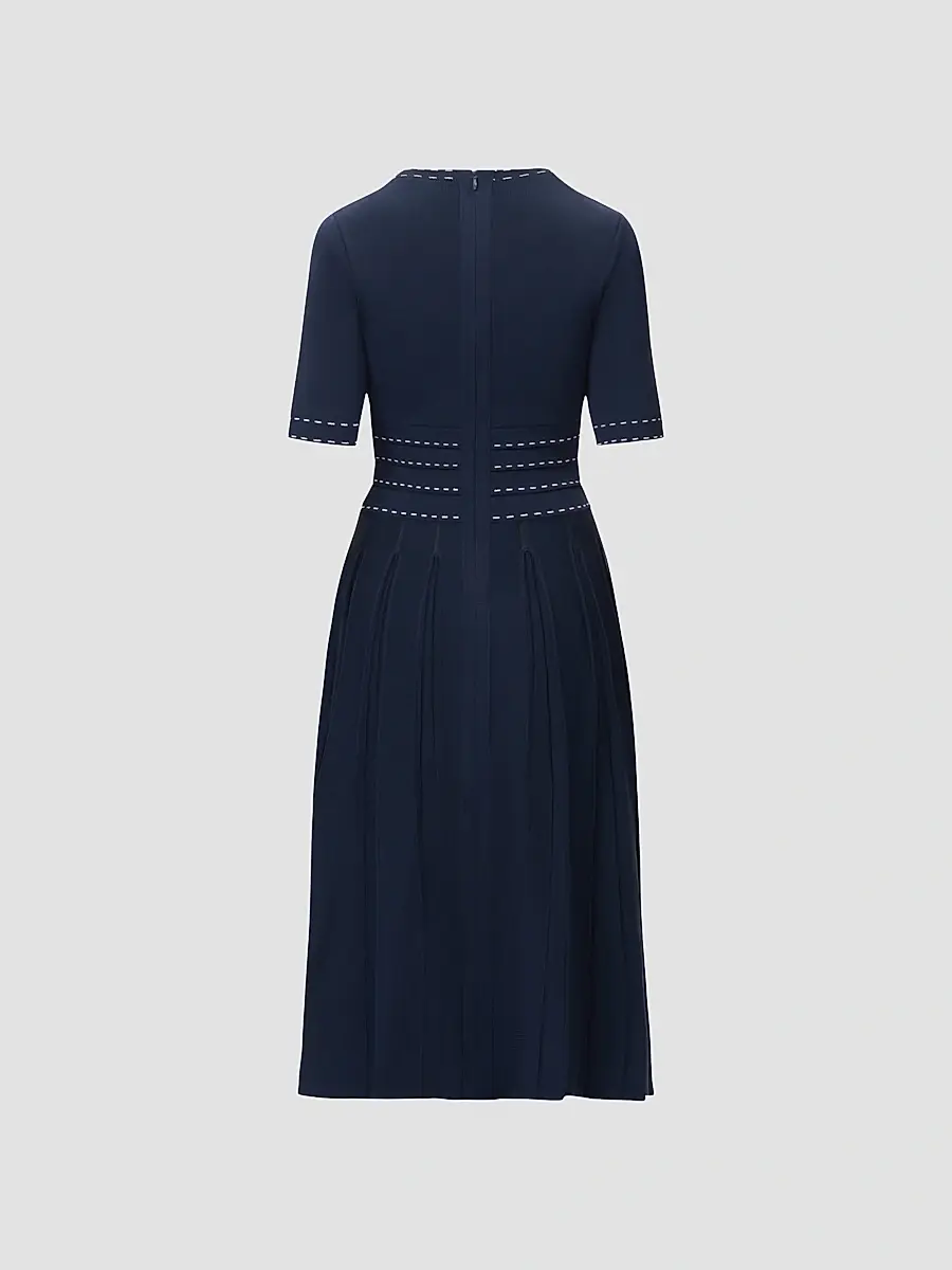 Hervé Léger Women's The Kimberly Pleated Midi Dress | Thumbnail 7 Hervé Léger Women's The Kimberly Pleated Midi Dress | Thumbnail 7