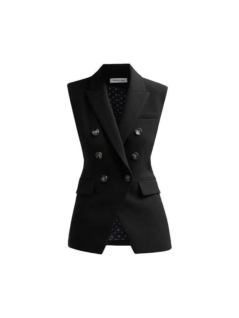 Veronica Beard Women's Miller Double-Breasted Jacket - Black | Image 1 Veronica Beard Women's Miller Double-Breasted Jacket - Black | Image 1