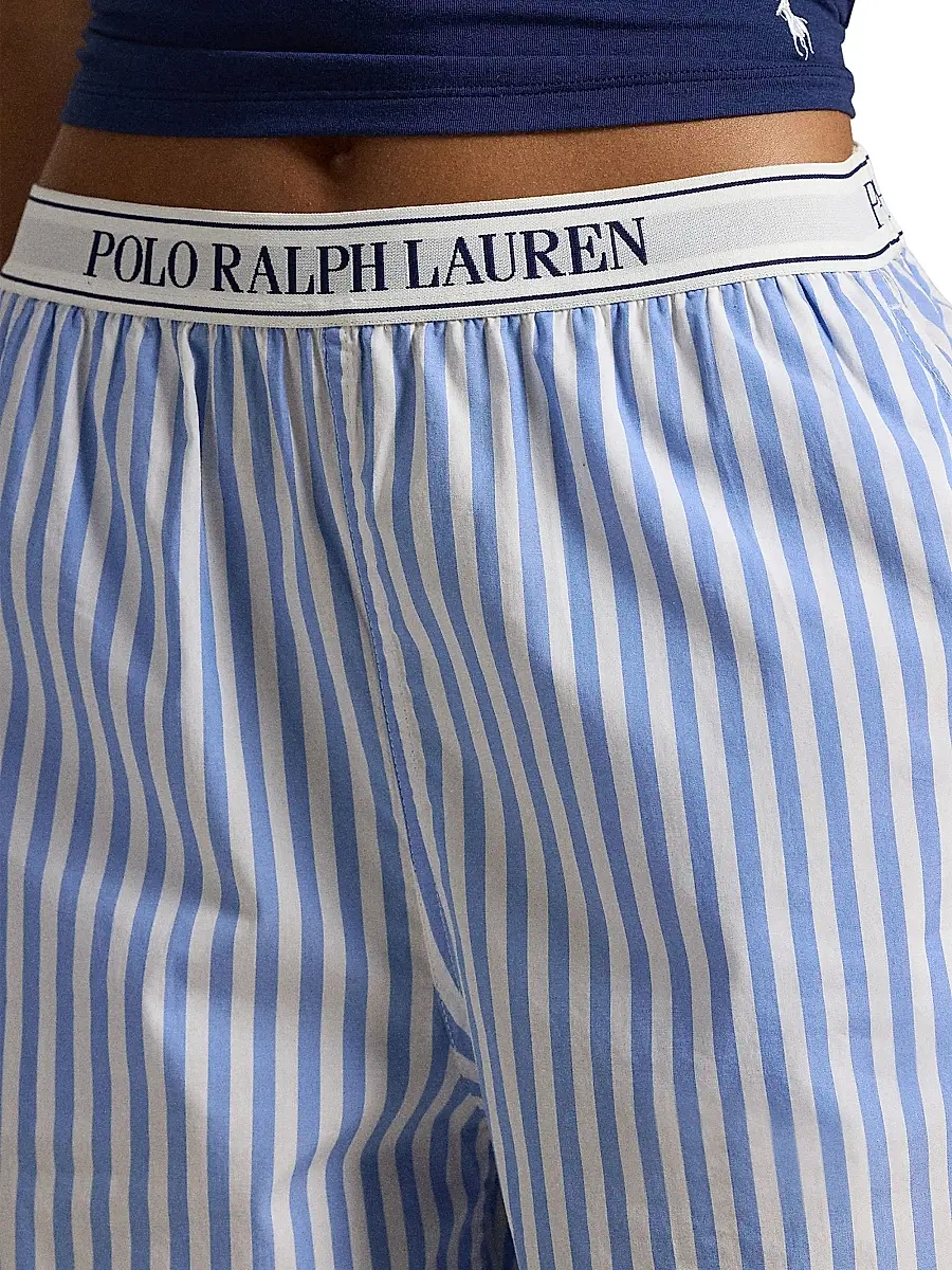 Polo Ralph Lauren Women's Shirting Stripes Striped Cotton Pants | Thumbnail 5 Polo Ralph Lauren Women's Shirting Stripes Striped Cotton Pants | Thumbnail 5