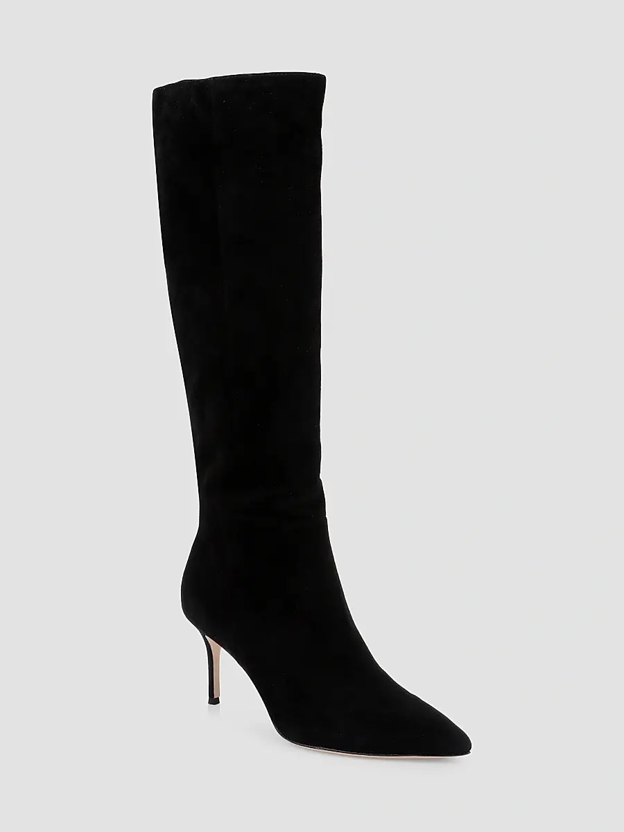 L'Agence Women's Herald 75MM Suede Knee-High Boots | Thumbnail 2 L'Agence Women's Herald 75MM Suede Knee-High Boots | Thumbnail 2