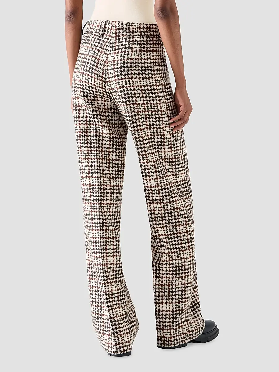 Akris punto Women's Chiaro Plaid Wool-Blend Tweed Pants | Thumbnail 3 Akris punto Women's Chiaro Plaid Wool-Blend Tweed Pants | Thumbnail 3