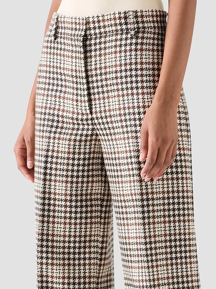 Akris punto Women's Chiaro Plaid Wool-Blend Tweed Pants | Thumbnail 4 Akris punto Women's Chiaro Plaid Wool-Blend Tweed Pants | Thumbnail 4