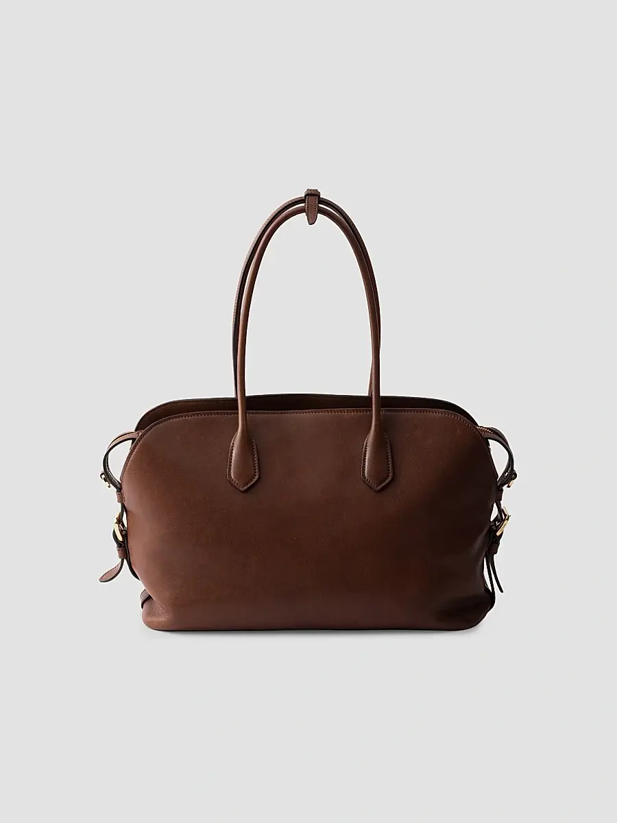 Prada Women's Signet Large Leather Tote Bag | Thumbnail 6 Prada Women's Signet Large Leather Tote Bag | Thumbnail 6