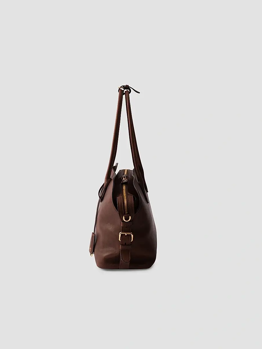 Prada Women's Signet Large Leather Tote Bag | Thumbnail 7 Prada Women's Signet Large Leather Tote Bag | Thumbnail 7
