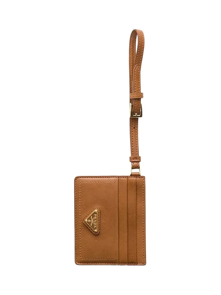 Prada Women's Nappa Leather Card Holder | Image 1 Prada Women's Nappa Leather Card Holder | Image 1
