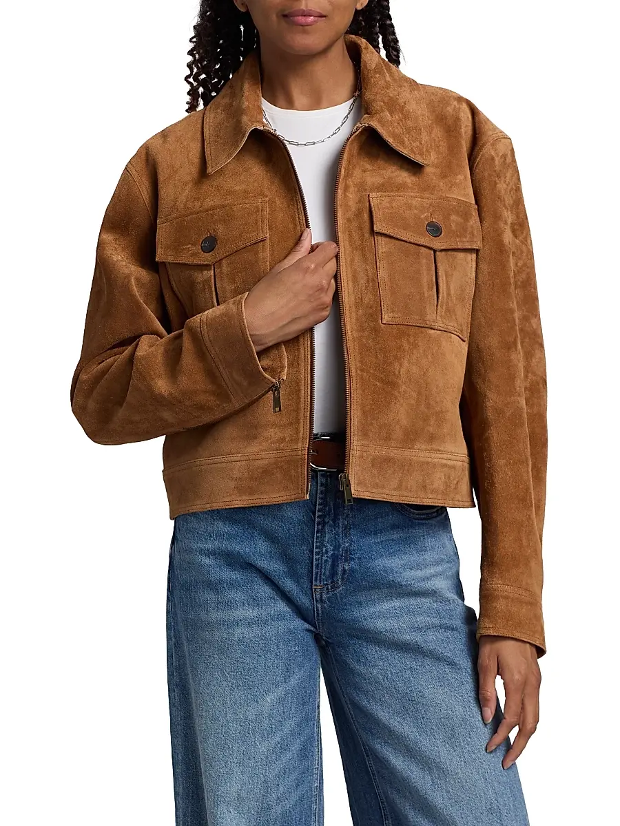 ARMA Women's Narsa Gritty Suede Jacket | Thumbnail 3 ARMA Women's Narsa Gritty Suede Jacket | Thumbnail 3