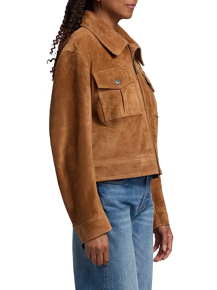 ARMA Women's Narsa Gritty Suede Jacket | Thumbnail 4 ARMA Women's Narsa Gritty Suede Jacket | Thumbnail 4