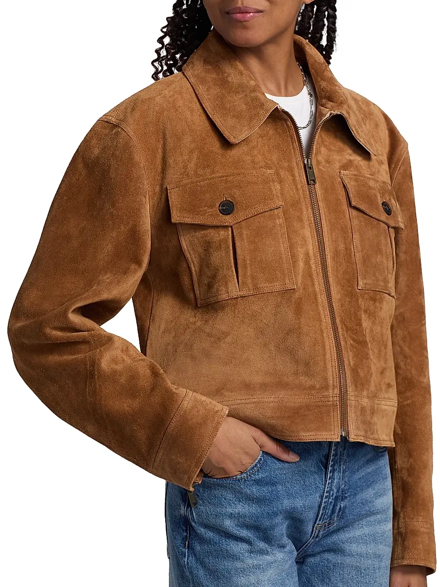 ARMA Women's Narsa Gritty Suede Jacket | Thumbnail 6 ARMA Women's Narsa Gritty Suede Jacket | Thumbnail 6