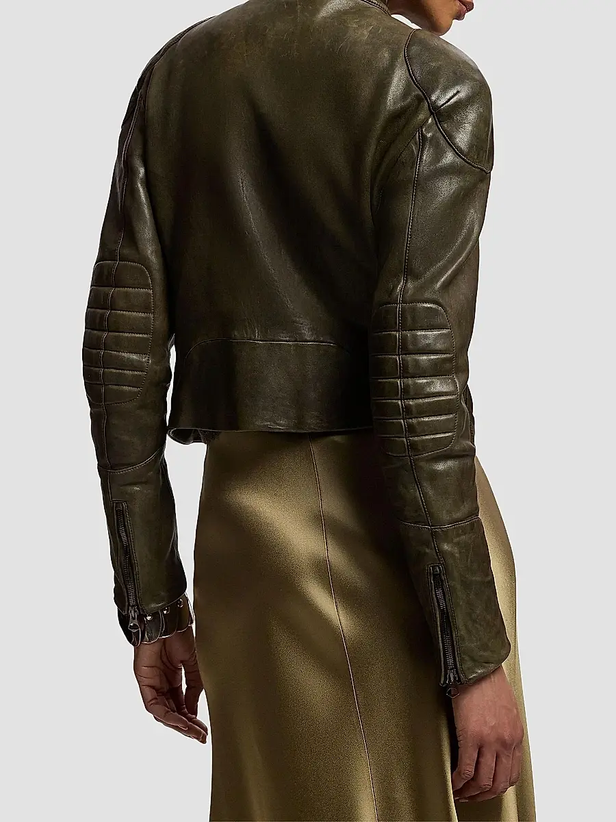 Ralph Lauren Collection Women's Orman Soft Leather Moto Jacket | Thumbnail 5 Ralph Lauren Collection Women's Orman Soft Leather Moto Jacket | Thumbnail 5