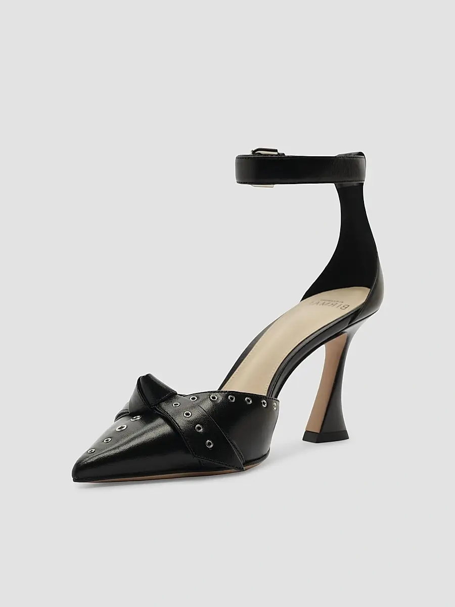 Alexandre Birman Women's Clarita 85MM Grommet-Trimmed Leather Pumps | Thumbnail 5