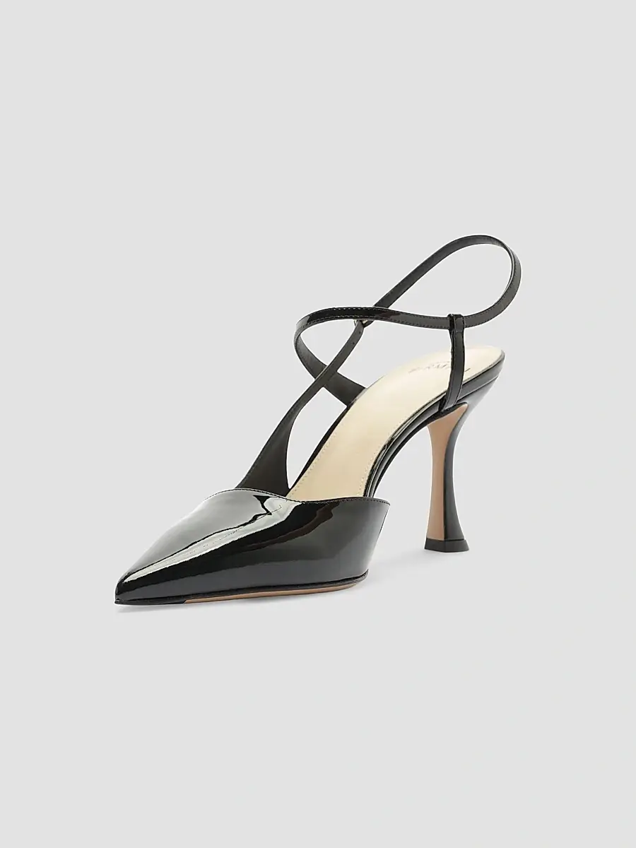 Alexandre Birman Women's Tita 85MM Leather Slingback Pumps | Thumbnail 5
