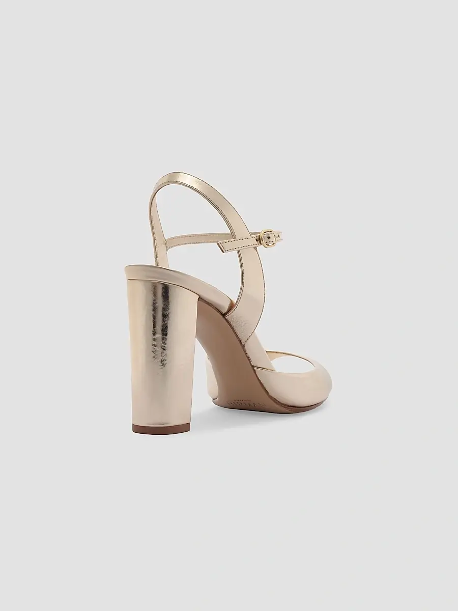 Alexandre Birman Women's Amy 90MM Metallic Leather Sandals | Thumbnail 3 Alexandre Birman Women's Amy 90MM Metallic Leather Sandals | Thumbnail 3