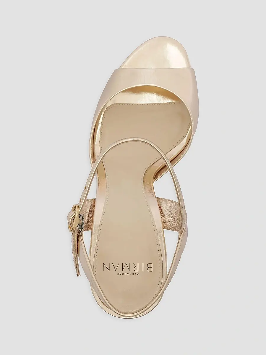 Alexandre Birman Women's Amy 90MM Metallic Leather Sandals | Thumbnail 5 Alexandre Birman Women's Amy 90MM Metallic Leather Sandals | Thumbnail 5