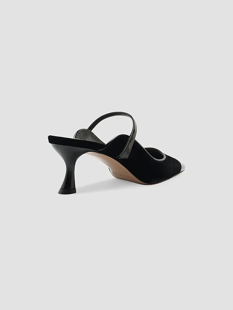 Alexandre Birman Women's Tita Wave 60MM Velvet Mules | Thumbnail 2 Alexandre Birman Women's Tita Wave 60MM Velvet Mules | Thumbnail 2