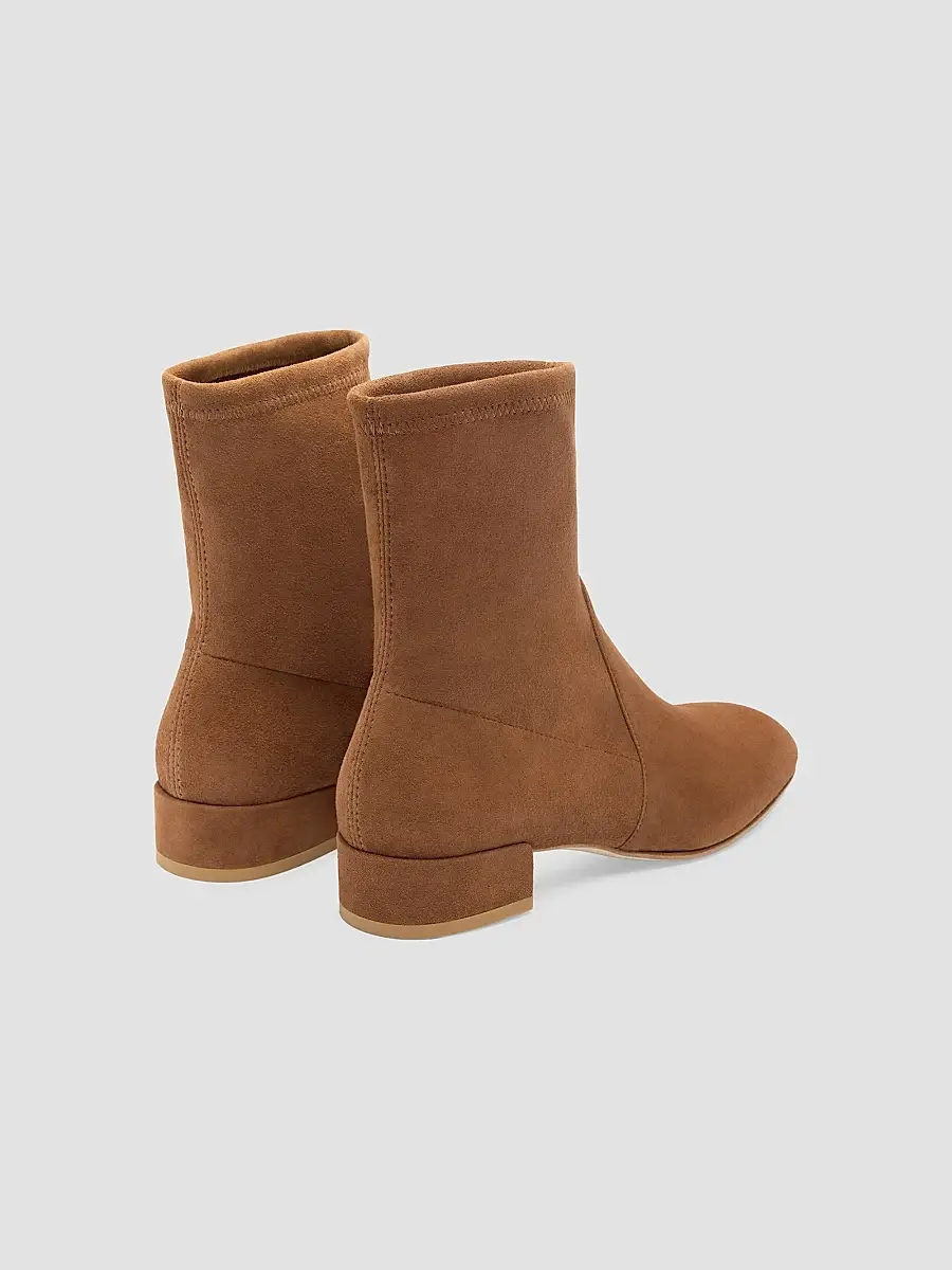 Stuart Weitzman Women's Bacari 25MM Suede Ankle Boots | Thumbnail 3 Stuart Weitzman Women's Bacari 25MM Suede Ankle Boots | Thumbnail 3