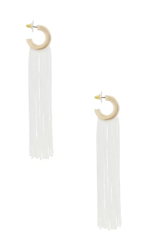 8 Other Reasons Long Flowing Tassels Hoop Earrings | Thumbnail 2