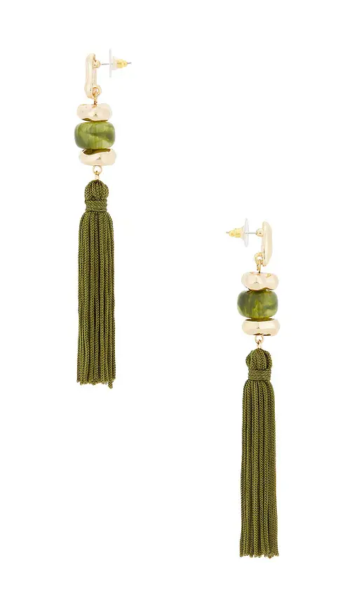 8 Other Reasons Bead Details Tassel Earrings | Thumbnail 2 8 Other Reasons Bead Details Tassel Earrings | Thumbnail 2