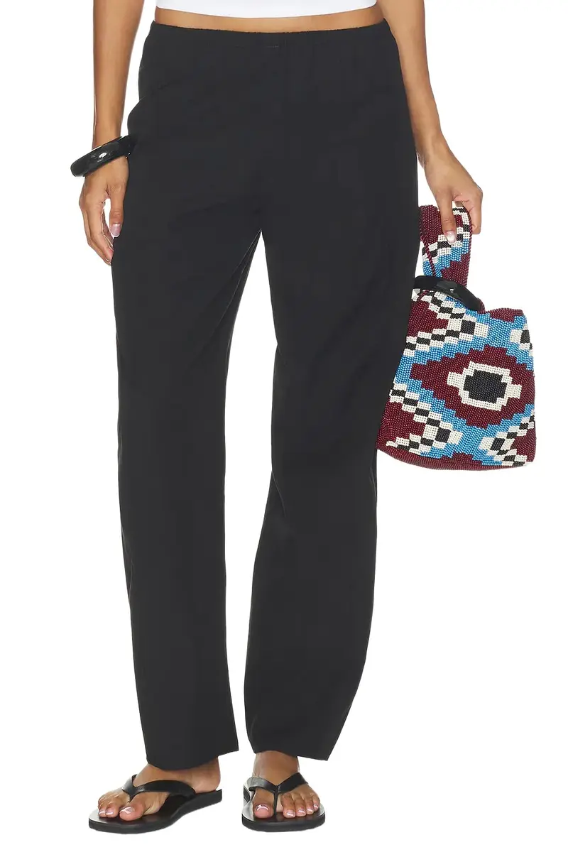 Poplin Barrel Leg Pant Poplin Barrel Leg Pant