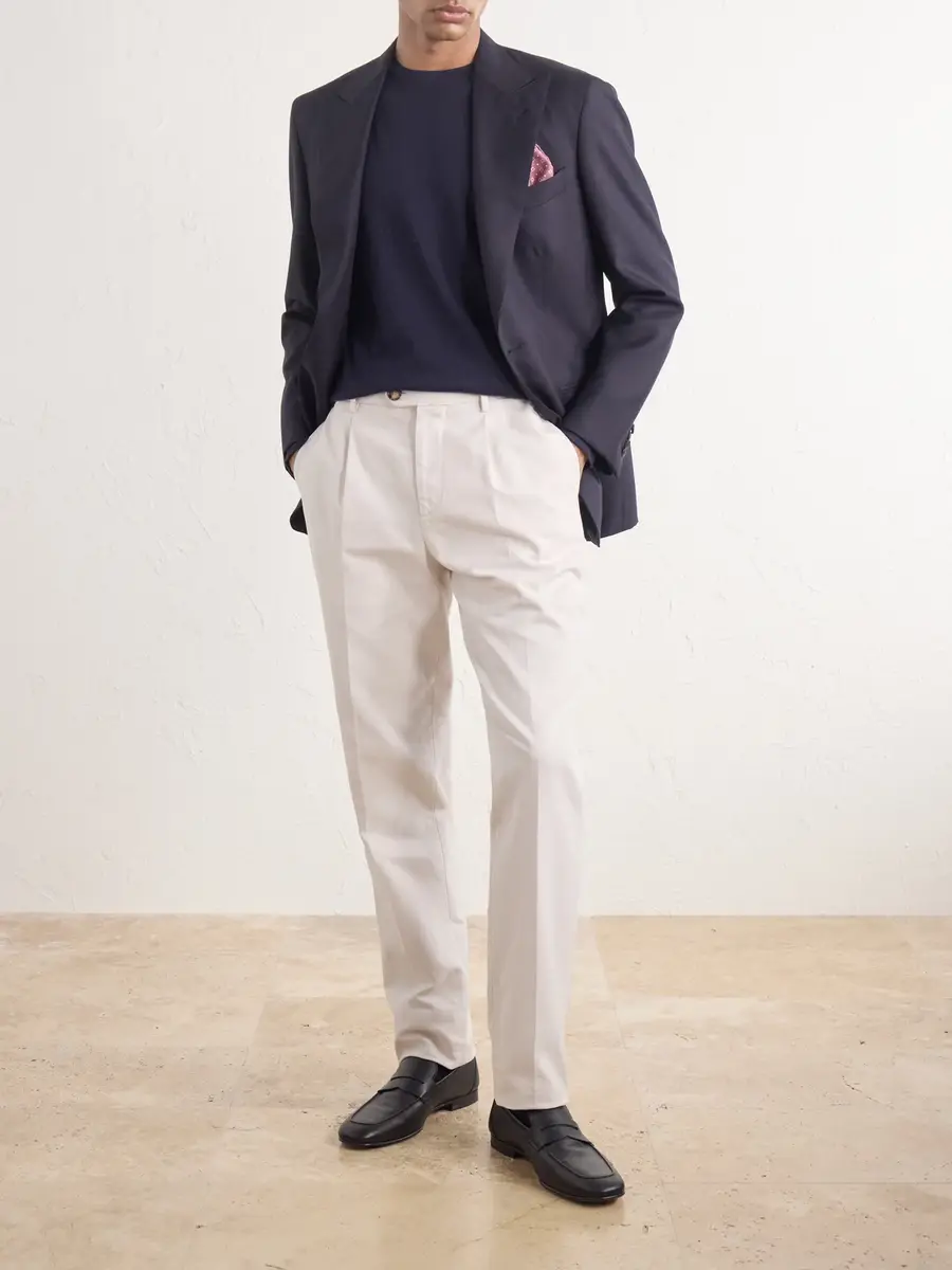 Zegna Cashmere and Silk-Blend Sweater - Men | Thumbnail 2 Zegna Cashmere and Silk-Blend Sweater - Men | Thumbnail 2