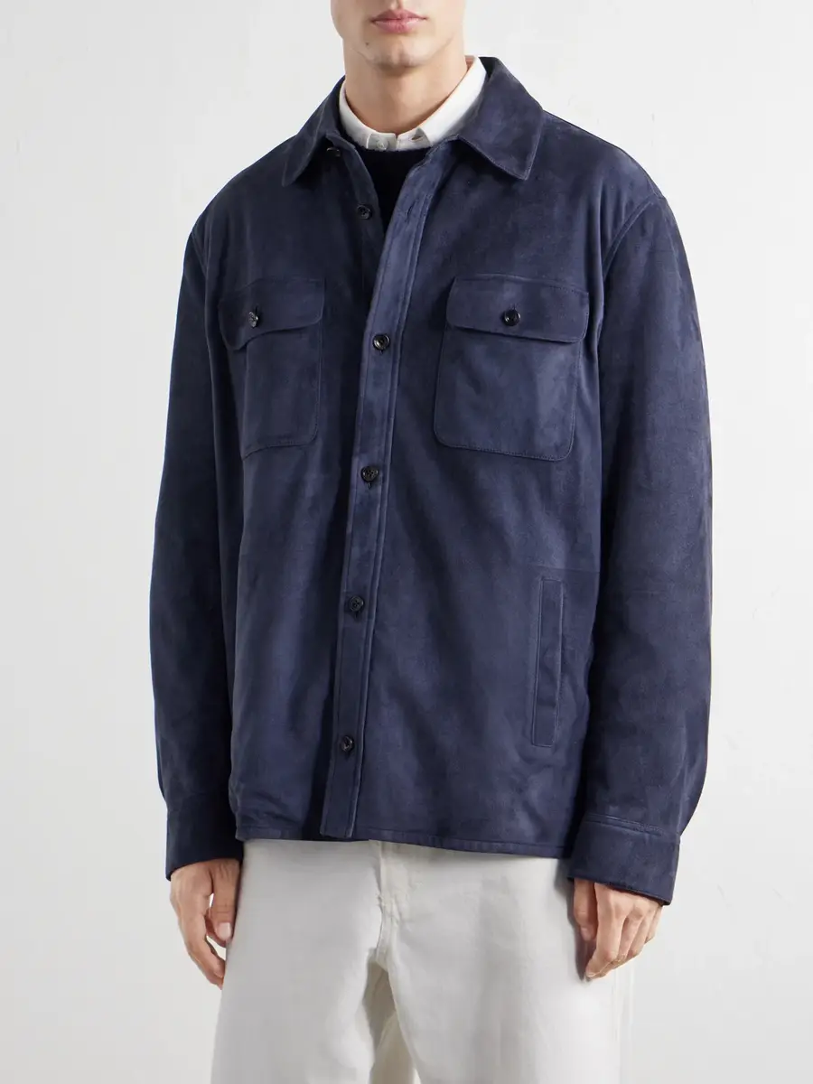 Ralph Lauren Purple Label Calloway Suede Jacket - Men | Thumbnail 3 Ralph Lauren Purple Label Calloway Suede Jacket - Men | Thumbnail 3