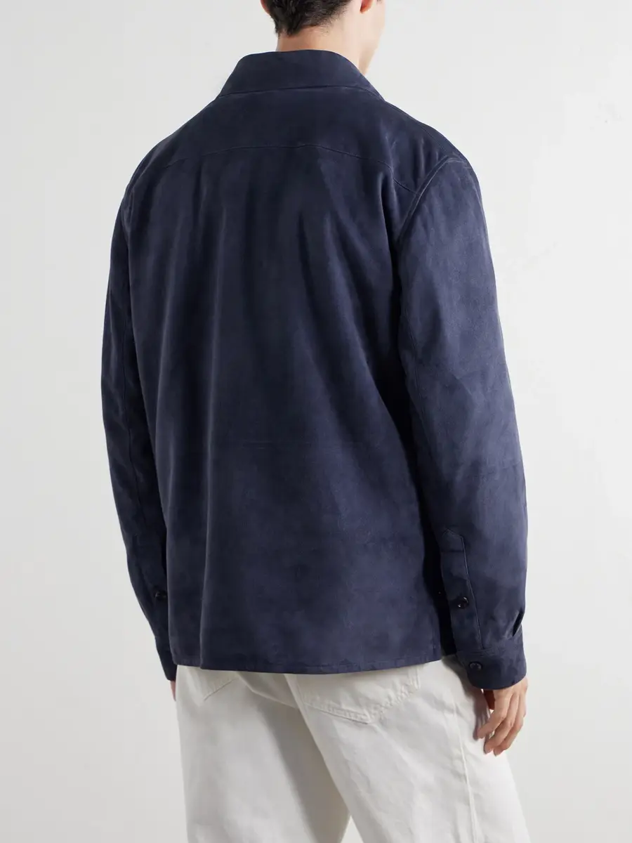 Ralph Lauren Purple Label Calloway Suede Jacket - Men | Thumbnail 4 Ralph Lauren Purple Label Calloway Suede Jacket - Men | Thumbnail 4