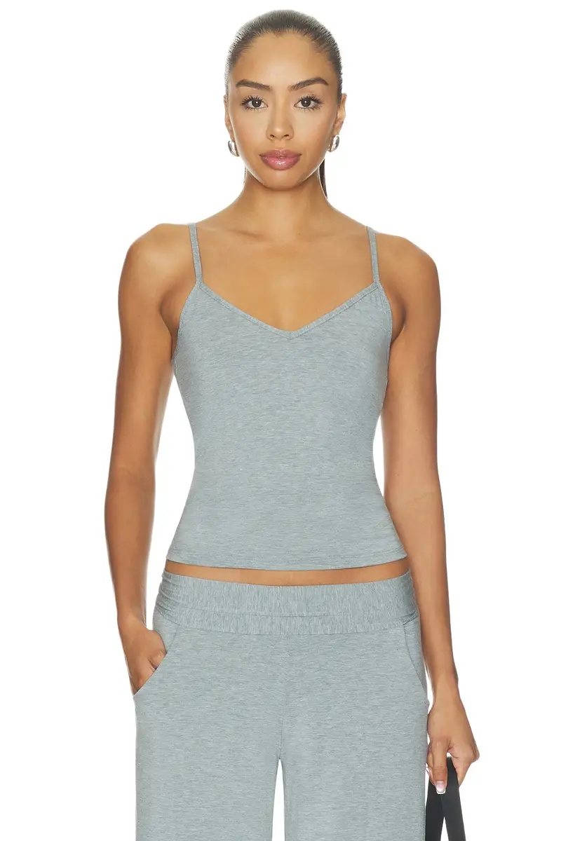 Butter V Neck Cami With Shelf Bra Butter V Neck Cami With Shelf Bra
