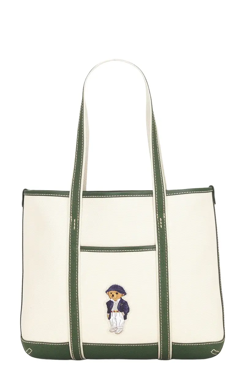 Canvas Leather Tote Small Bag Canvas Leather Tote Small Bag