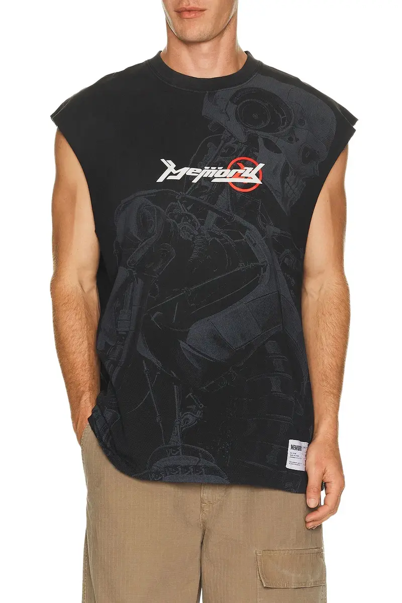Memory Lane Techno Robot Sleeveless Tee
