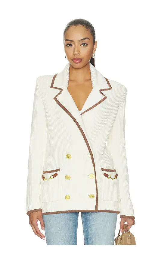 L'Agence Ranch Knit Blazer